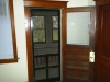 door from kitchen to enclosed back porch